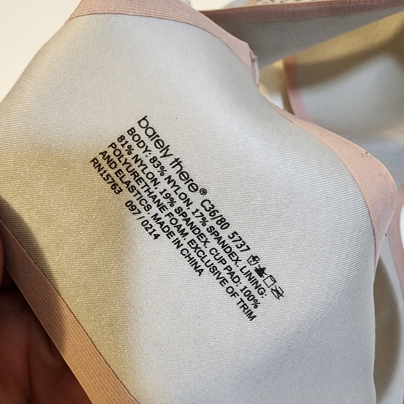 Barely There Gray Bra 36C - Picture 6 of 9